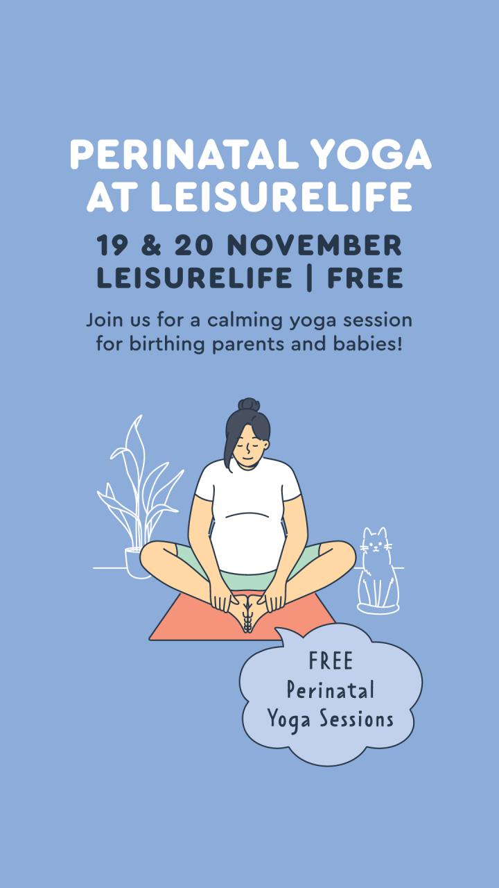 Perinatal Mental Health Week FREE Yoga